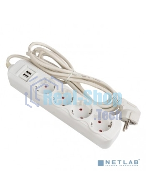 Удлинитель EKF UBA16-2USB-4-02i 