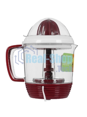 Соковыжималка Scarlett SC-JE50C08 красный/белый, цитрусовая, 25 Вт, 1200 мл, механическое