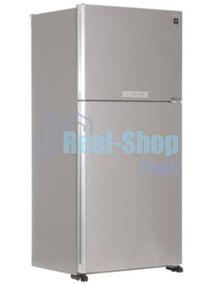 Холодильник Sharp SJ-XG60PMSL серебристый двухкамерный 422/178 л морозилка сверху, No Frost