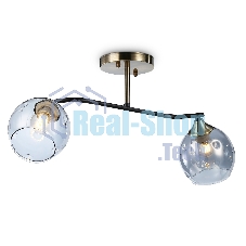 Светильник Ambrella light TR303008/2 SB/BK/SM  бронза/черный/дымчатый E27/2 max 40W 560*140*240