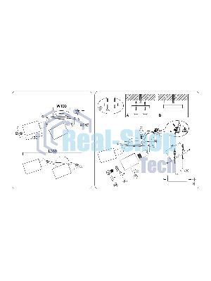 Светильник Ambrella light TR8721/2 BK/WD черный/дерево E14/2 max 60W 380*100*210