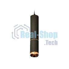 Светильник Ambrella Light XP6323020 SBK/PYG черный песок/золото желтое полированное MR16 GU5.3