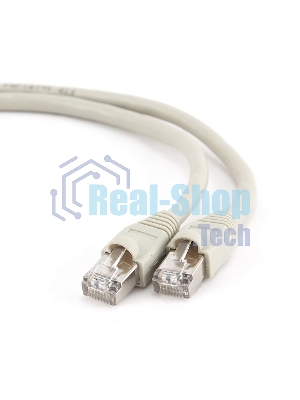 Патч-корд FTP Cablexpert cat.6, 7.5м, литой, многожильный, серый