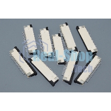 Разъем FPC Half Coverage Top Contact 1.0K-BS-16PWB 16 pin высота 2мм шаг 1мм 10 шт