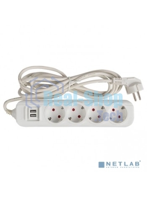 Удлинитель EKF UBA16-2USB-4-02i 