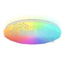 Светодиодный светильник RGB Ambrella light FZ418 WH белый IP20 66W 3000K-6500K+RGB D480*65 (ПДУ ИК)