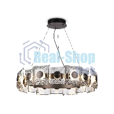 Светильник Ambrella light LH31030 GR/SM серый/дымчатый 72W 3000K D700*150