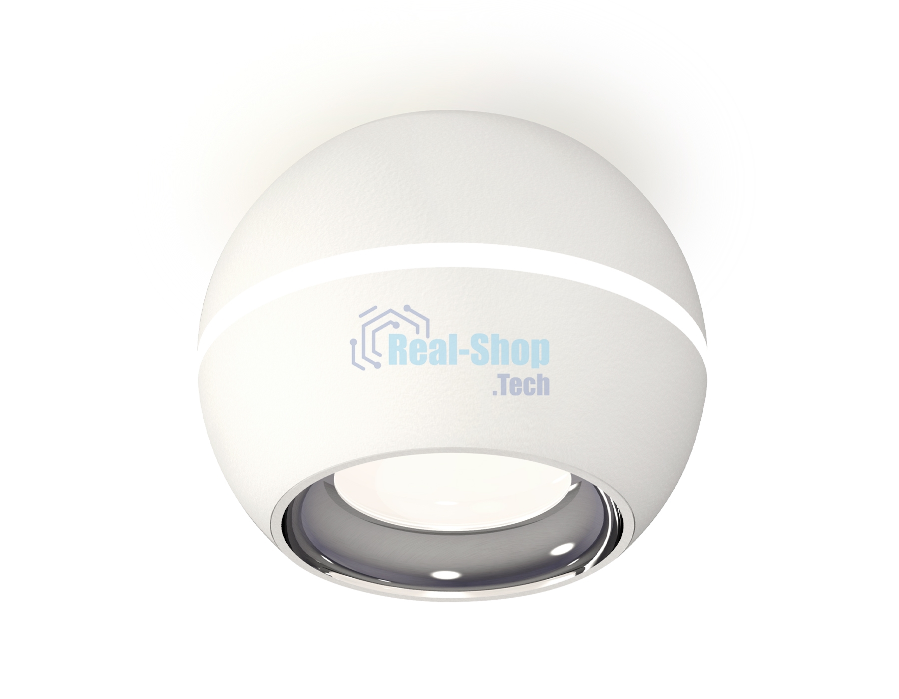 Светильник Ambrella Light XS1101002 SWH/PSL белый песок/серебро полированное MR16 GU5.3 LED 3W 4200K (C1101, N7022)