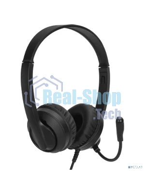 Гарнитура Oklick HS-M500 чёрный, проводная, USB
