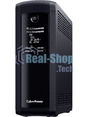 Источник бесперебойного питания UPS CyberPower VP1200EILCD Line-Interactive 1200VA/720W USB/RS-232/RJ11/45 (4 + 4 IEC С13)