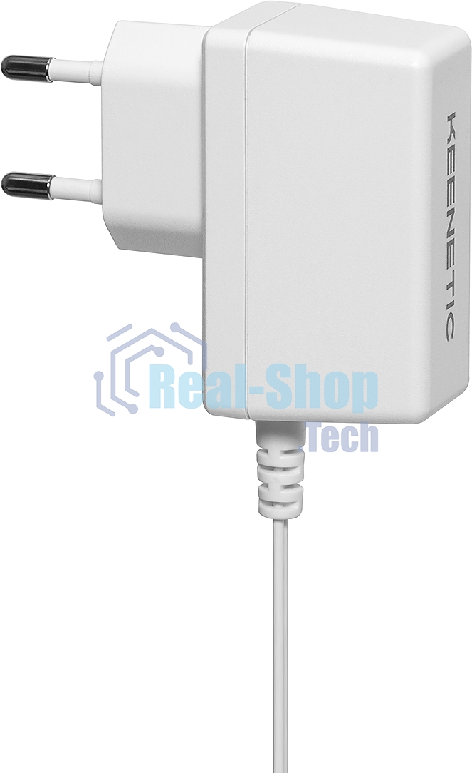 Адаптер питания KEENETIC/Keenetic PA10 (KPS-1210) Адаптер питания от сети 100–240 В, постоянное выходное напряжение 12 V с током до 1,0 A, для Keenetic c напряжением питания 9 или 12 В и током до 1.0 А