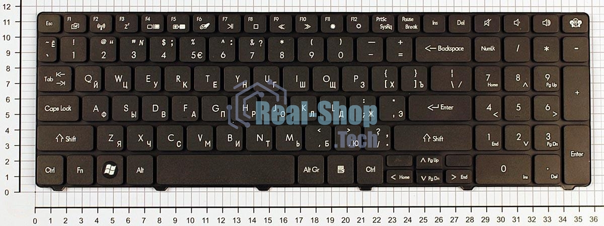 Клавиатура для ноутбука Packard Bell TM81 TM86 TM87 TM89 TM94 TM82 TX86/NV50 черная