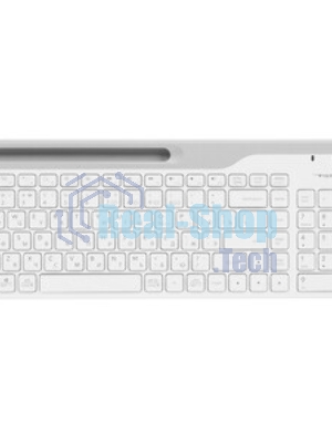 Комплект клавиатура+мышь A4Tech FStyler FB2535C беспроводной, USB + Bluetooth, 2000 DPI, белый