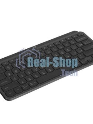 Клавиатура беспроводная Logitech MX Keys Mini (920-010501), USB, Bluetooth/Радиоканал, темно-серый/черный