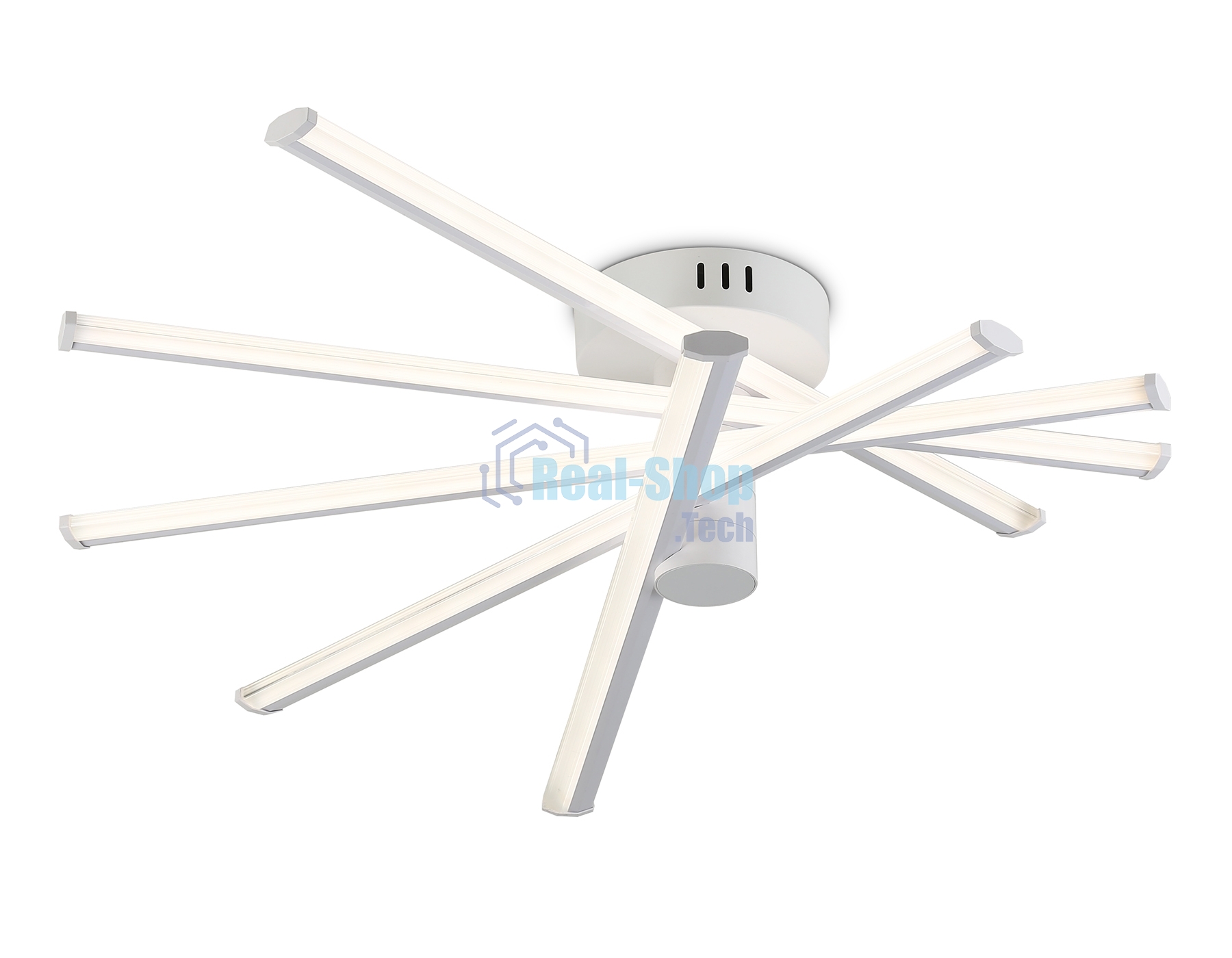 Потолочный светодиодный светильник Ambrella light FL6221 WH белый 70W 3000K-6400K 605*605*170 (ПДУ ИК)