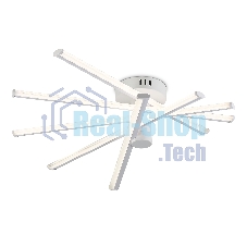 Потолочный светодиодный светильник Ambrella light FL6221 WH белый 70W 3000K-6400K 605*605*170 (ПДУ ИК)