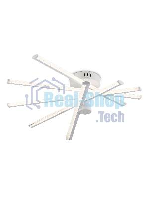 Потолочный светодиодный светильник Ambrella light FL6221 WH белый 70W 3000K-6400K 605*605*170 (ПДУ ИК)