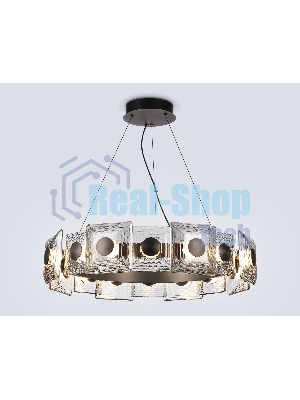 Светильник Ambrella light LH31030 GR/SM серый/дымчатый 72W 3000K D700*150