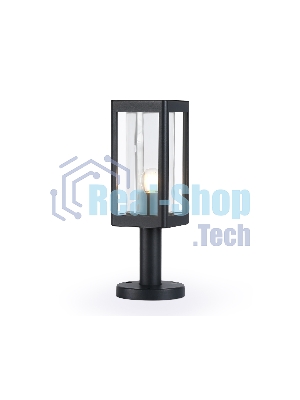 Светильник Ambrella light ST2411 BK/CL черный/прозрачный IP54 E27 max 40W 110*110*350