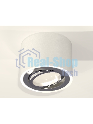Светильник Ambrella Light XS7510003 SWH/PSL белый песок/серебро полированное MR16 GU5.3 (C7510, N7003)