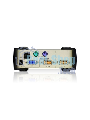Переключатель ATEN KVM Switch CS82U-AT KVM-переключатель, VGA/SVGA+KBD+MOUSE, 1> 2 блока/порта/port PS2/USB, с KVM-шнурами PS2/USB 2х1.2м