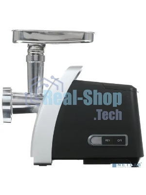 Мясорубка электрическая Bosch MFW68680 черный, 2200 Вт, 4.3 кг/мин, реверс, защита от перегрузки, насадки - 5
