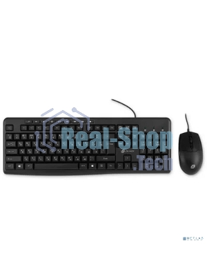Комплект клавиатура+мышь Oklick S650 проводной, USB, 2000 DPI, чёрный