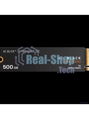 Накопитель SSD Western Digital черный SSD SN7100 M2.2280 PCIe 4.0 500Gb, 6800MBs/5000MBs, TbW 300, WDS500G4X0E, 1 year
