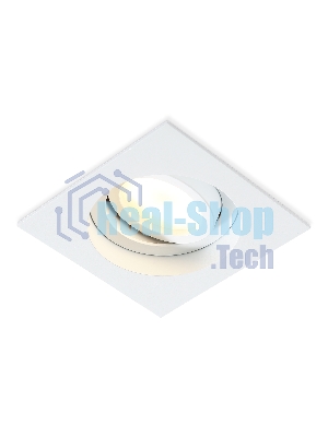 Встраиваемый поворотный точечный светильник Ambrella light TN102757 WH белый IP20 GU5.3 100*100*32