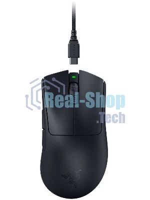 Мышь беспроводная/проводная Razer DeathAdder V3 Pro черный, 30000 dpi, радиоканал, USB, кнопки - 6