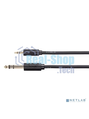 Кабель-адаптер 3.5ST(M)/6.35 ST(M), 1.5м, Telecom PRO TAV6165-1.5M