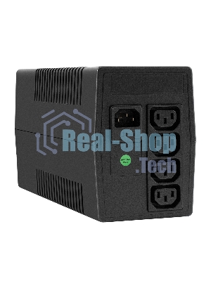 Источник бесперебойного питания ExeGate Power NB-850.LED.AVR.4C13 (850VA/510W, LED, AVR, 4*C13, батарея 12V 9Ah, черный)
