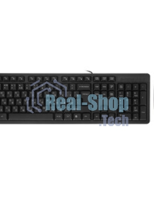 Комплект клавиатура+мышь A4Tech KK-3330S проводной, USB, 1200 DPI, чёрный