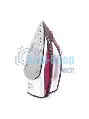 Утюг Vitek VT-1215 (PK) максимальная 2400 Вт.Подошва Ceramic Ultra Care.