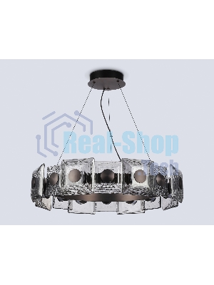Светильник Ambrella light LH31030 GR/SM серый/дымчатый 72W 3000K D700*150