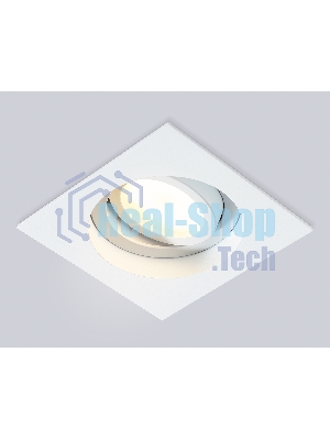 Встраиваемый поворотный точечный светильник Ambrella light TN102757 WH белый IP20 GU5.3 100*100*32