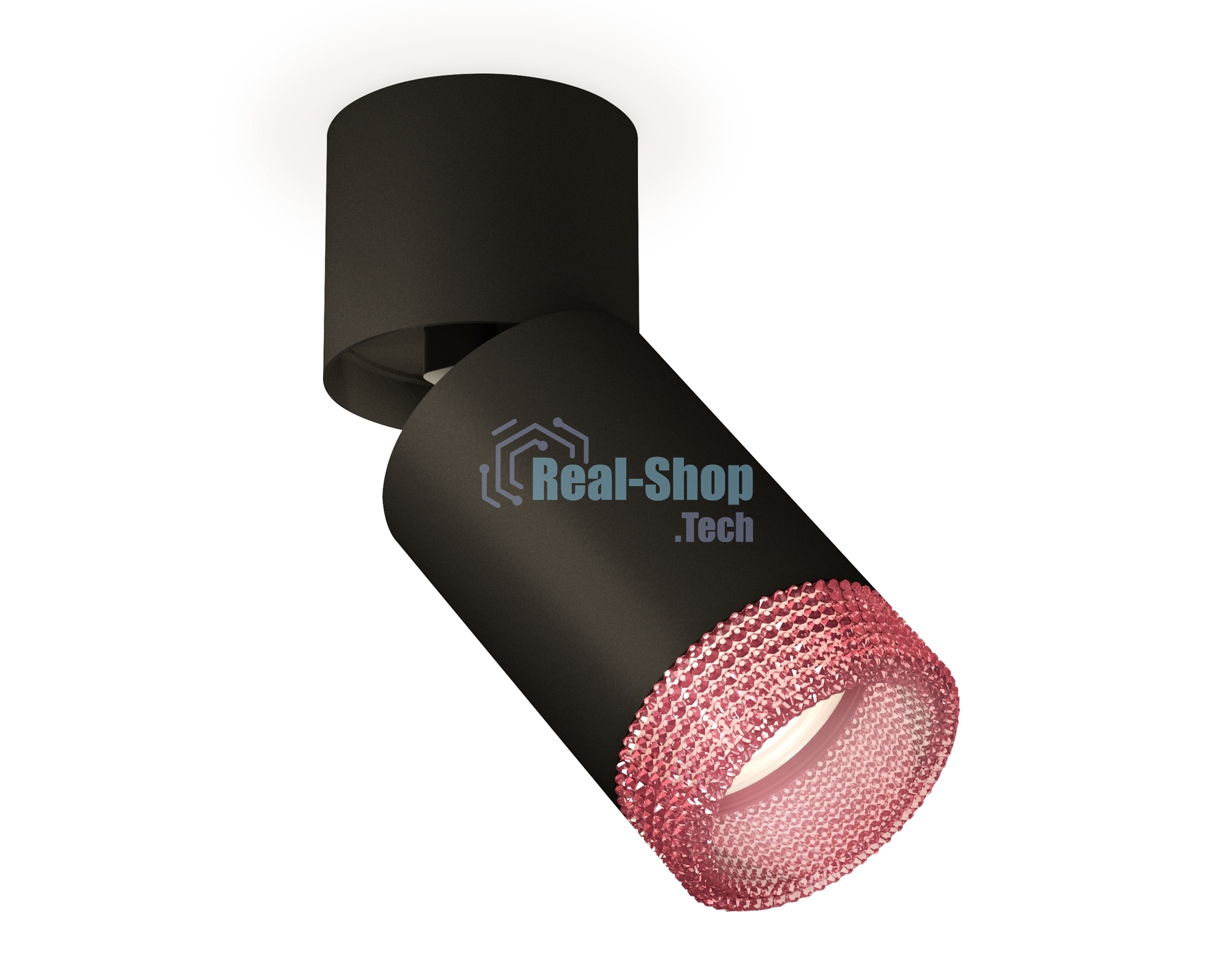 Светильник Ambrella Light XM6313062 SBK/BK/PI черный песок/черный/розовый MR16 GU5.3 (A2221, C6313, N6152)