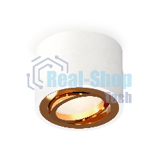 Светильник Ambrella Light XS7510004 SWH/PYG белый песок/золото желтое полированное MR16 GU5.3 (C7510, N7004)