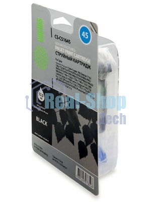 Картридж струйный Cactus CS-51645 черный (44 мл) для HP DJ 710c/720c/722c/815c/820cXi/850c/870cXi/880c