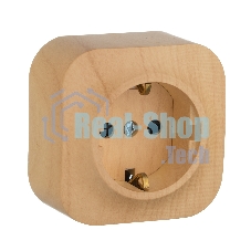 Legrand Legrand 782280 Розетка с заземлением с защитными шторками (Дерево)