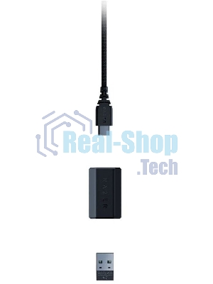 Мышь беспроводная/проводная Razer DeathAdder V3 Pro черный, 30000 dpi, радиоканал, USB, кнопки - 6