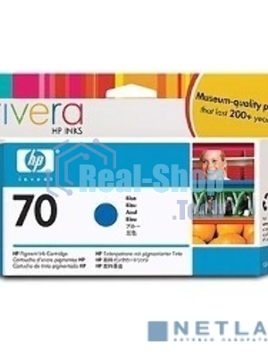 Картридж струйный HP №70 C9458A голубой для HP DJ Z2100/Z3100 (130мл)