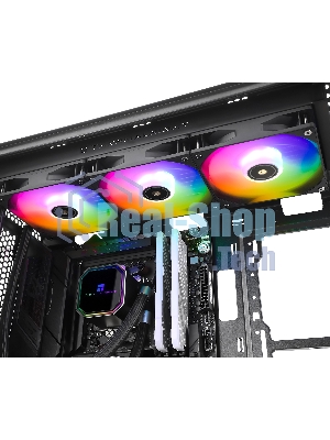 Система жидкостного охлаждения Thermalright Frozen Prism 360 ARGb Soc-AM5/AM4/1151/1200/2066/1700 черный 4-pin 27dB Al Ret (F-PRISM-360-BL-ARGb)