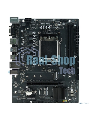 Материнская плата AFOX B650D5-MA-V2, AM5, AMD B650, 2xDDR5, 4xSATA, 1xM.2, 1xPCIe 4.0 x16, 1xPCIe x1, 1xHDMI, 1xDP, 1xVGA, 1x 1Gb LAN, 8xUSB-A (3x3.2 Gen 1, 5x2.0), 3x3.5 мм, 5.1, microATX