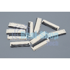 Разъем FPC Flip-Lock 0510-28RLGF 28 pin высота 1мм шаг 0,5мм 10 шт