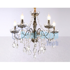 Светильник Ambrella light TR4949/5 SB/CL бронза/прозрачный E14/5 max 40W D620*585