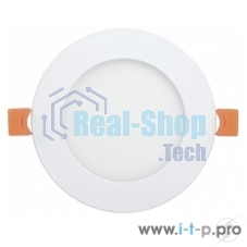 Светильник IEK LDVO0-1602-1-7-K02 ДВО 1602 белый круг LED 7Вт 4000К IP20 алюм. корпус, диам 120 мм