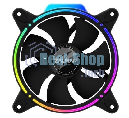Вентилятор для корпуса Zalman ZM-RFD120A черный, 120 мм, 1500 об/мин, 25.6 дБ, 3 pin