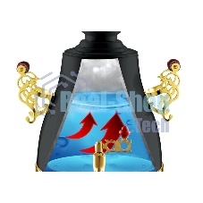 Самовар Centek CT-0092 B (черн+рисунок+золото), 4.0л, 2300 Вт, поддерж.t + LED индикатор