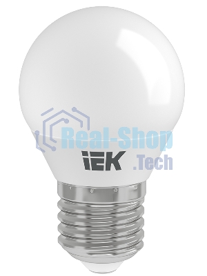 Лампа cветодиодная IEK LLE-G45-9-230-30-E27 ECO G45 шар 9Вт 230В 3000К E27